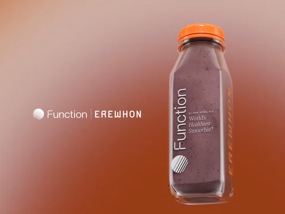 Function and Erewhon Challenge the Meaning of "Healthy" with "The World's Healthiest Smoothie?"